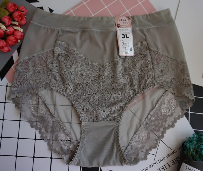 

High Waist Fashion Process Pure Cotton Women's Panties Non-trace Ms In Waist Sexy Underwear Natural Cotton Briefs