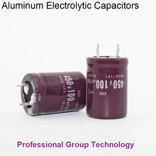 1pcs RH1 Good quality 450v100uf Radial DIP Aluminum Electrolytic Capacitors 450v 100uf Tolerance 20% size 22x30MM