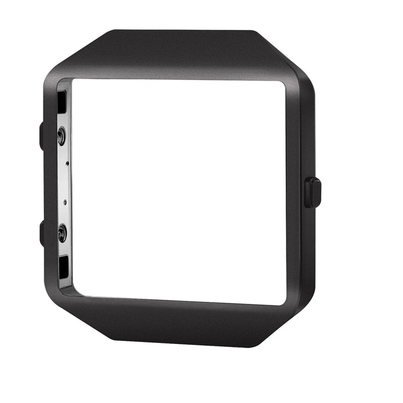 Bemrocabo сменный аксессуар для часов Защитный металлический стальной каркас чехол Корпус рамка для Fitbit Blaze Smart Watch - Цвет ремешка: Черный