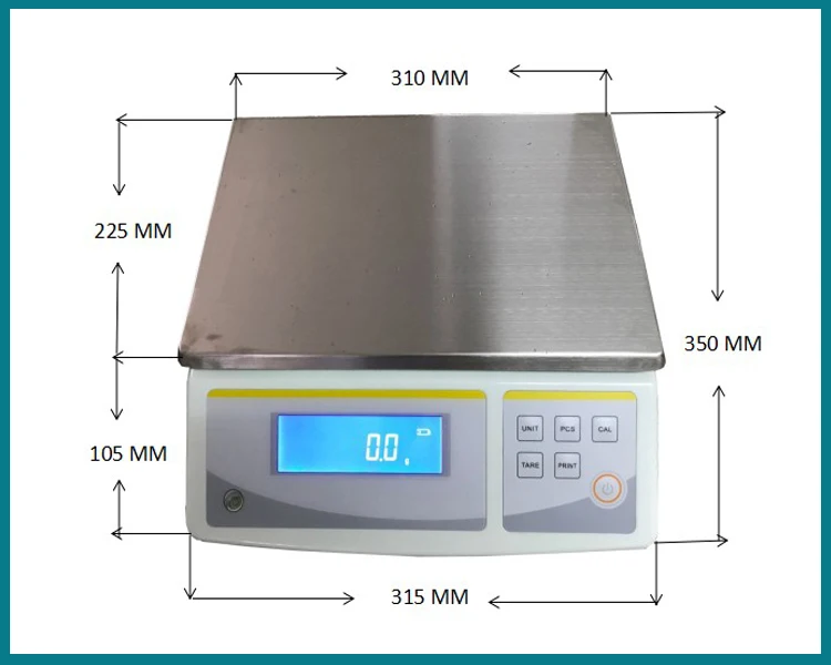 30 кг 0,1 г масштабный дисплей