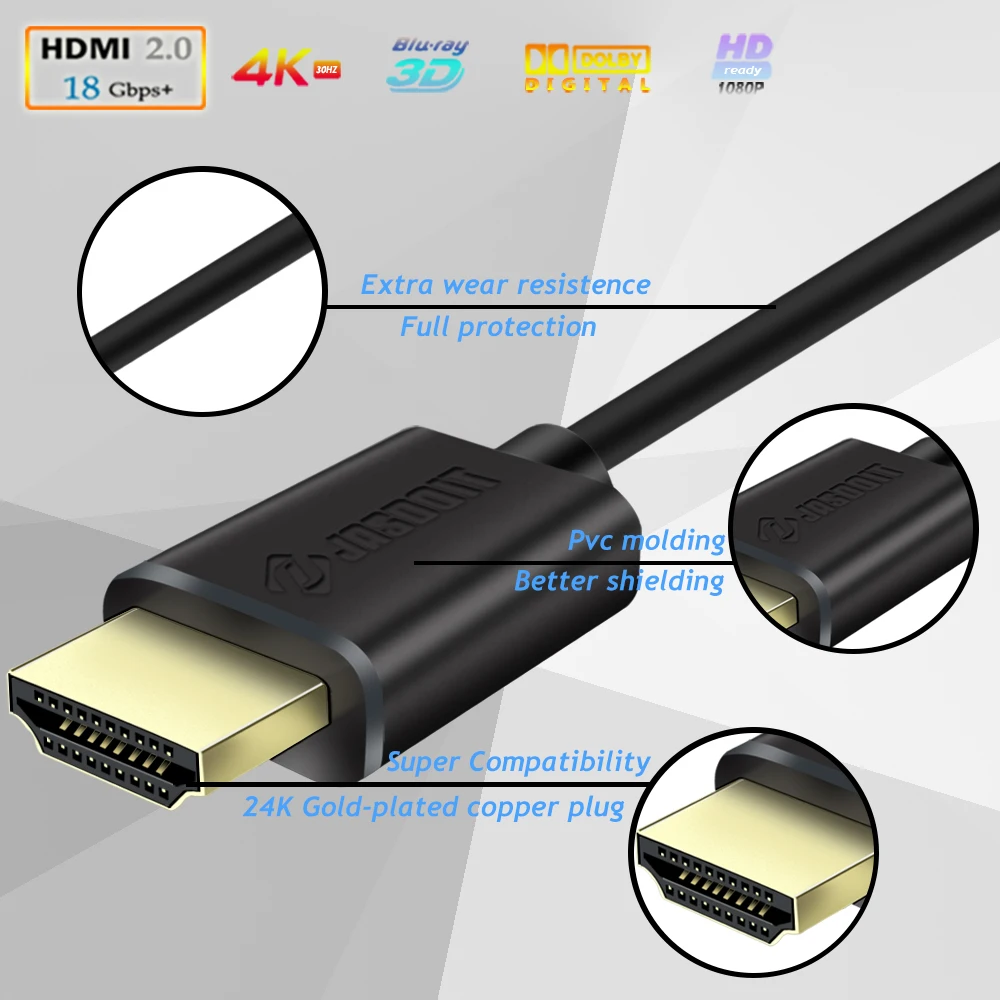 HDMI كابل 2.0/1.4 V 10 m 4 K الذهب 3D 2160 P ل PS3/PC/HDTV /LCD/العارض العالية السرعة كابل HDMI إلى HDMI HDMI كابل 2.0/1.4 V 10 m 4 K الذهب 3D 2160 P ل PS3/PC/HDTV /LCD/العارض العالية السرعة كابل HDMI إلى HDMI