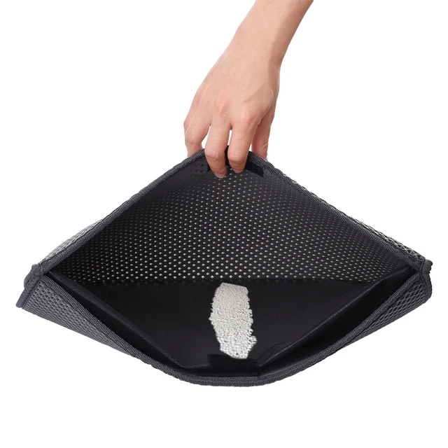 Double-Layer Waterproof Cat Litter Mat High Elasticity EVA Foldable Honeycomb Sifting Sanitary Pet Cats Litter Trapper Pad S/M/L