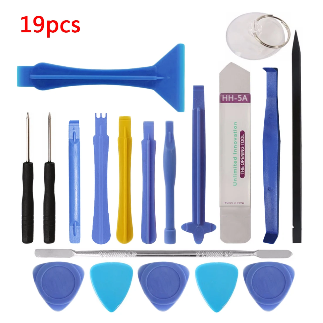 Hand Tool Set 19 in 1 Repair Tool Kit Opening Tool Metal Pry Bar Smartphone Screen Disassemble Tools for iPhone Tablet PC