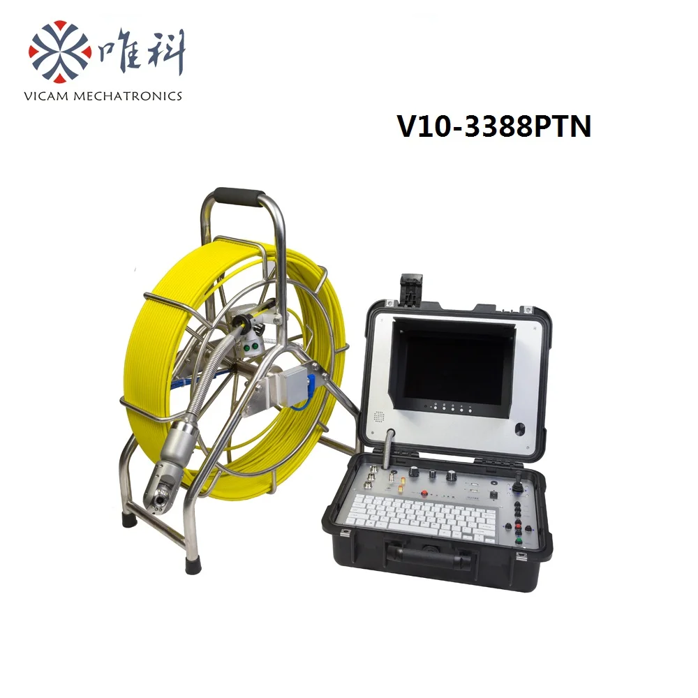 

Vicam Industrial Endoscope Drain Sewer Borescope Endoscope V10-3388PTN With Digital Meter Counter Function (1Set) Hot sales!