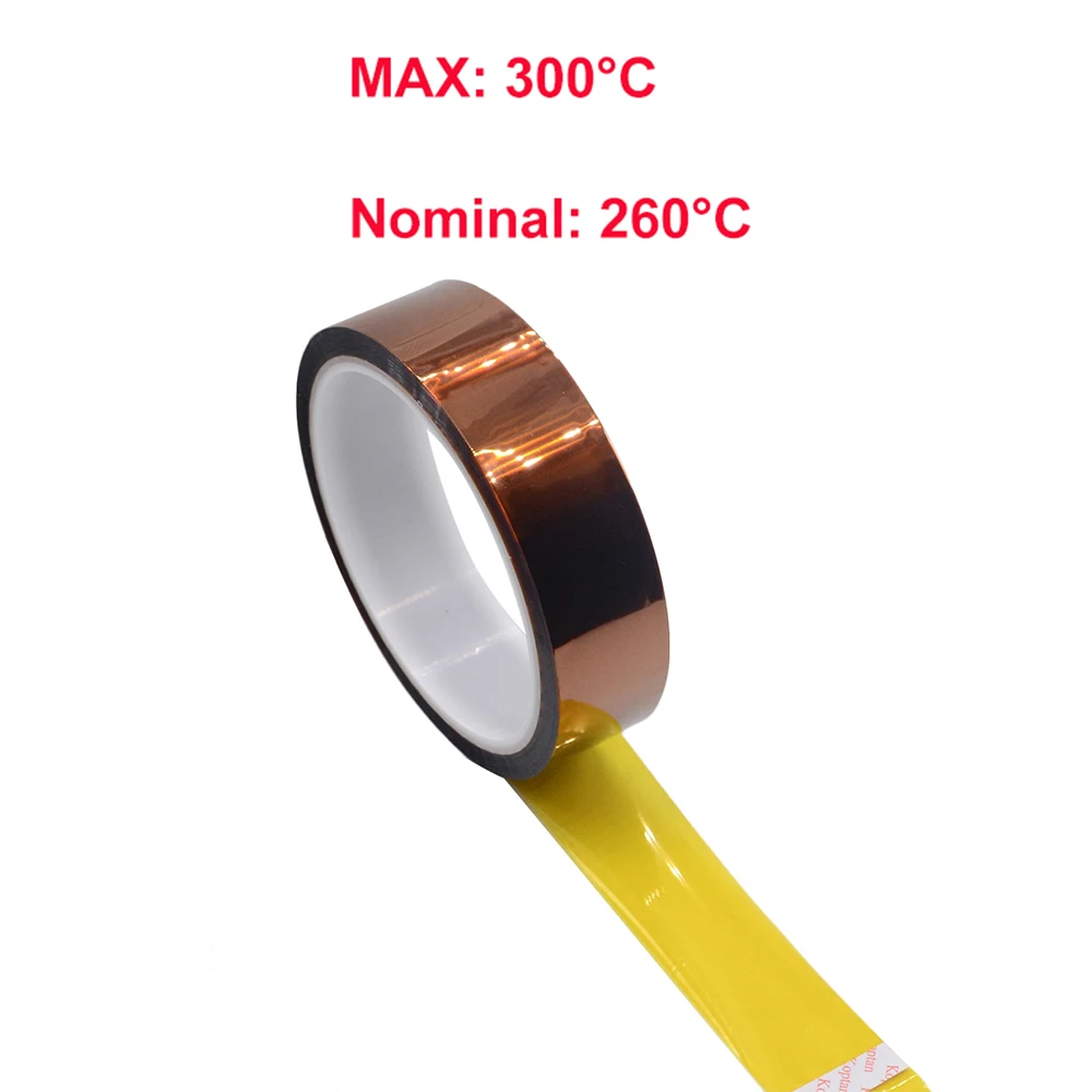 Polymide US Seller 18650 Kapton Heat Resistant Insulating Tape 12mm x 33m 100ft