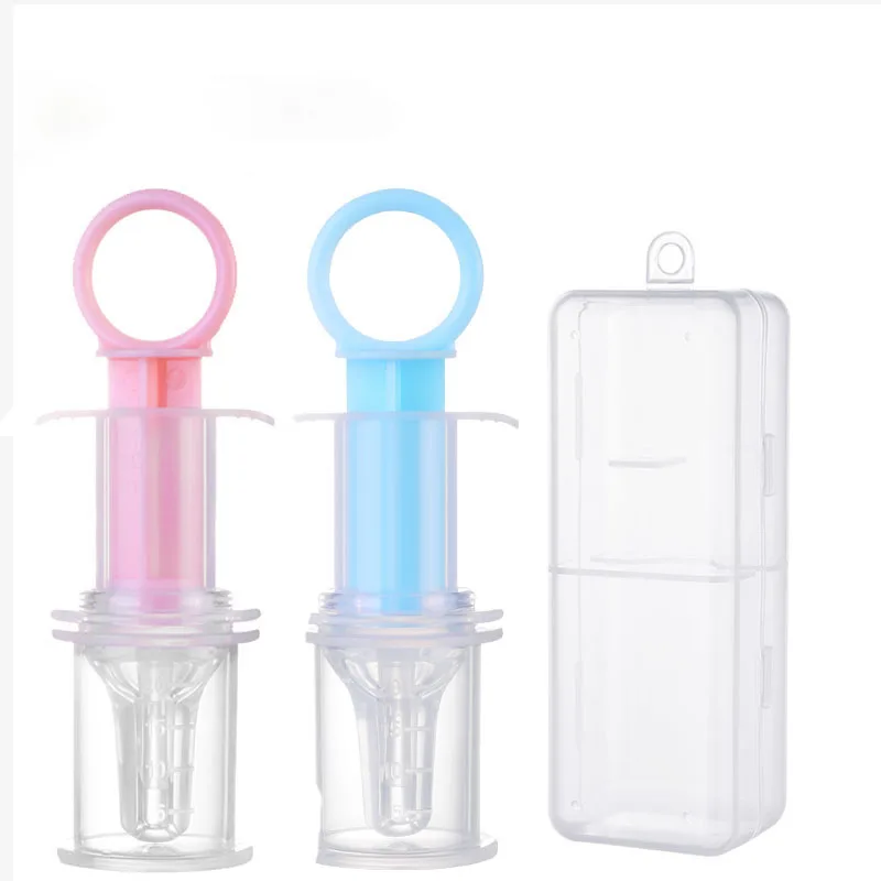 

Transparent Needle Feeder Squeeze Medicine Dropper Dispenser Pacifier Feeding Utensils Infant Nipple Syringe Baby Accessory