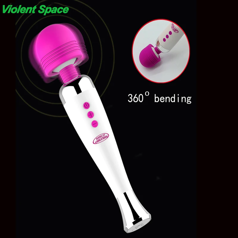 Violent Space AV magic wand vibrator font b Sex b font Toys for Woman wand massager