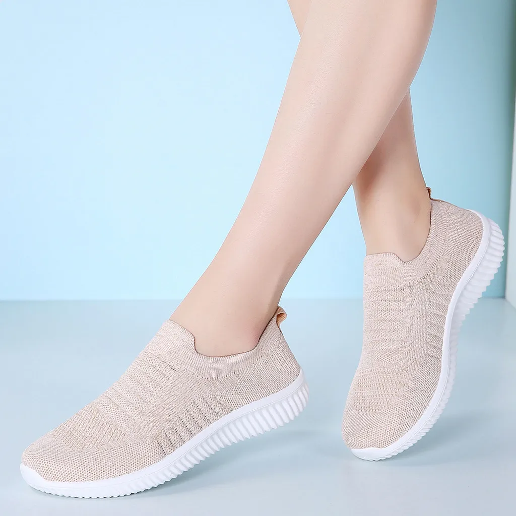 

Formal shoes Women Solid Breathable Ultra Light Running Shoes Casual Outdoor Sports Flat Sneakers Wear-Resistant Mesh Lazy Shoes