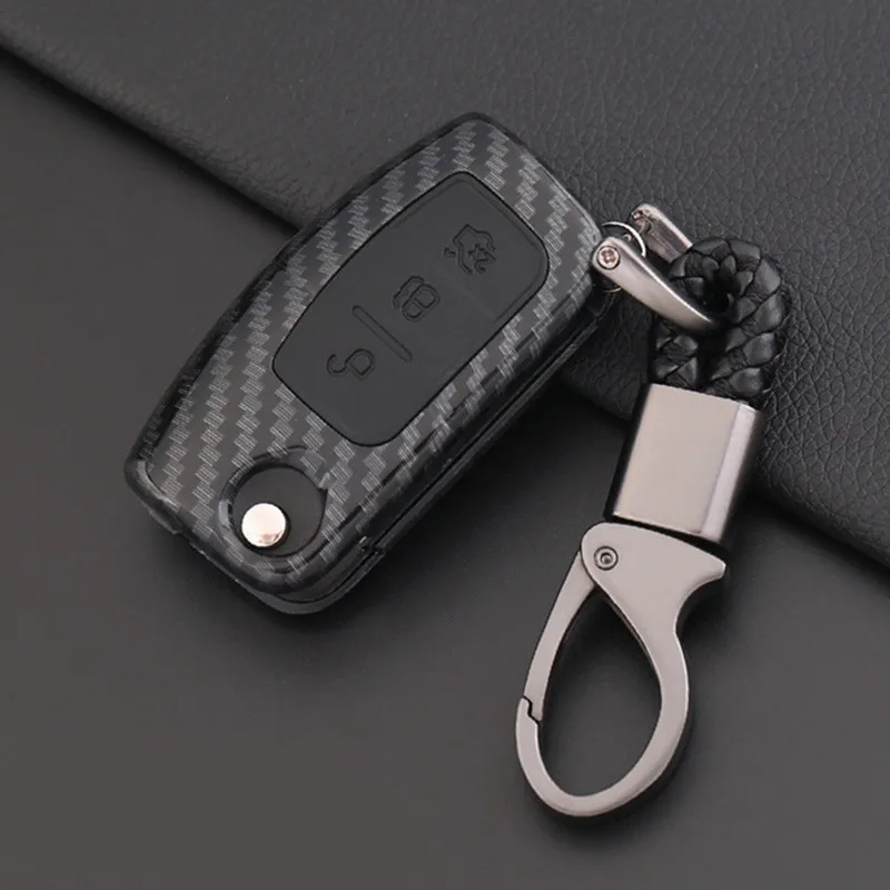 ABS-Carbon-Fiber-Shell-Silicone-Cover-Remote-Key-Holder-Fob-Case-KeyChain-For-Ford-Ecosport-Fiesta.jpg_640x640