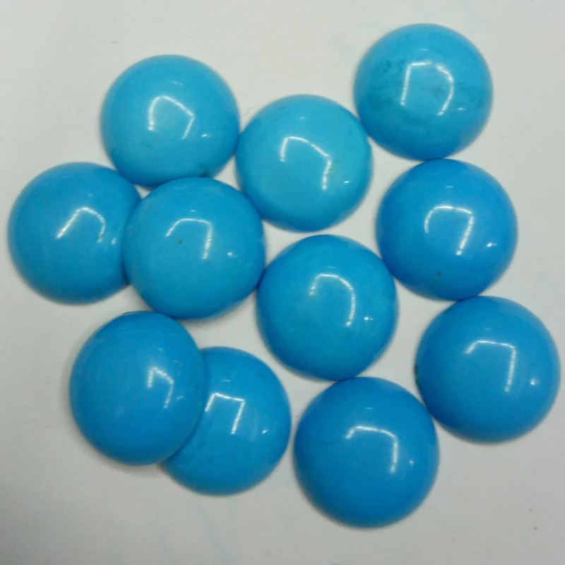 10 шт. оптовая продажа круглые синие Бусины Howlite 16 мм 14 12 8 6 4 кабошон C4428|cab|cab cabochon |