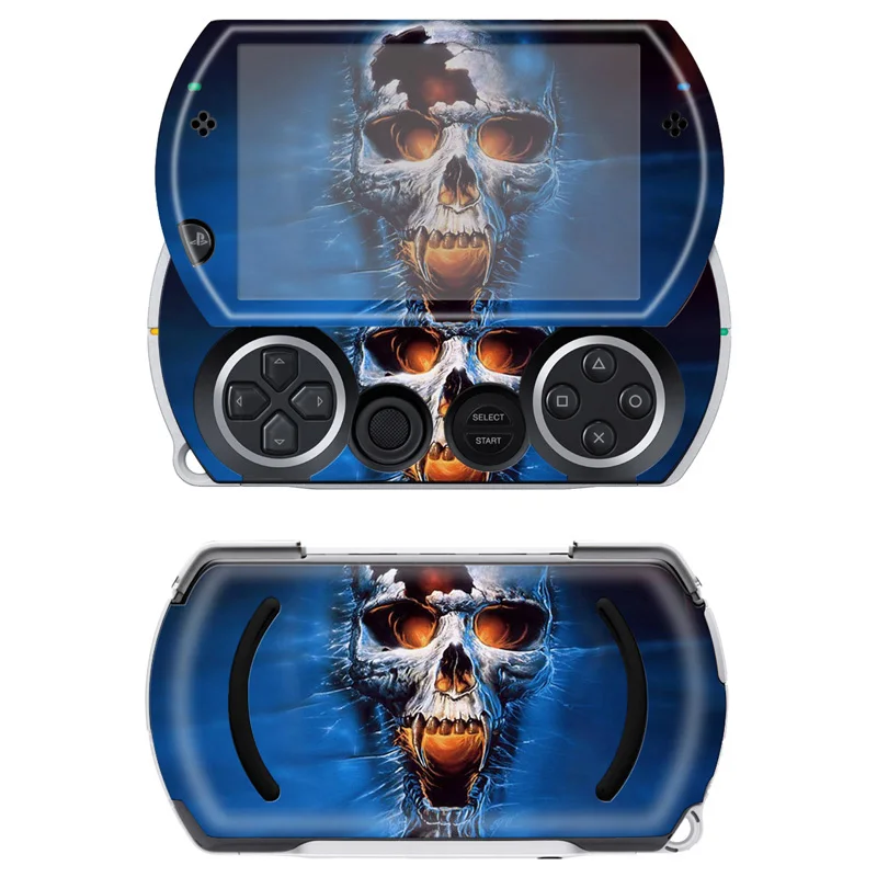 High Quality Skull Design Sticker Protector for Sony PSP GO skins