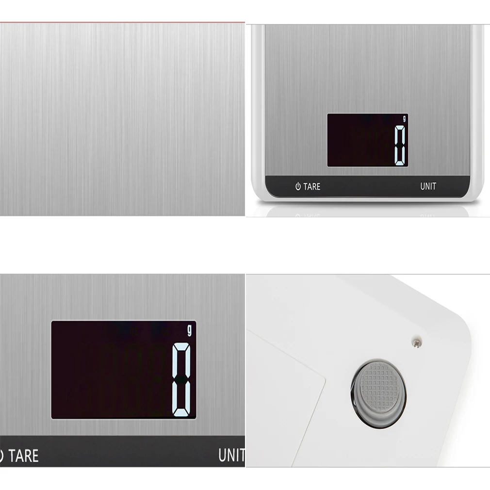 5 кг 10 кг/1 г электронные кухонные весы цифровые кухонные весы тонкие Многофункциональные весы ЖК-дисплей высокоточные измерительные инструменты