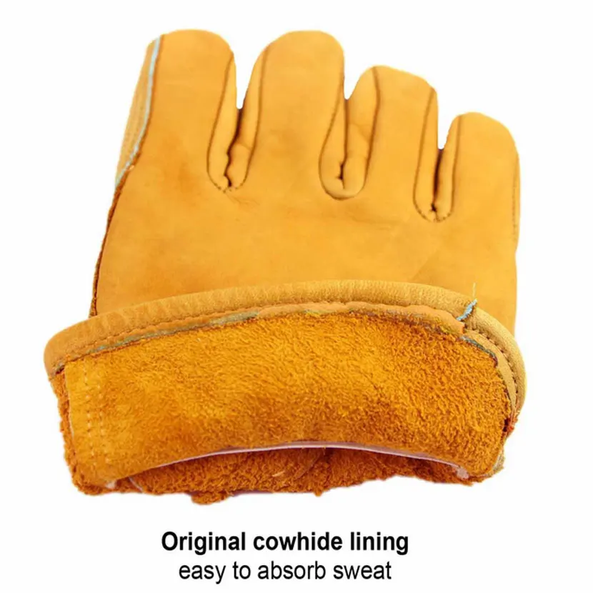 Cowhide Gloves Garatoi Anti - slip Wear - resistant Work Glove Motorcycle Riding Protection Locomotive Machinery Cowhide Gloves Garatoi Anti - slip Wear - resistant Work Glove Motorcycle Riding Protection Locomotive Machinery