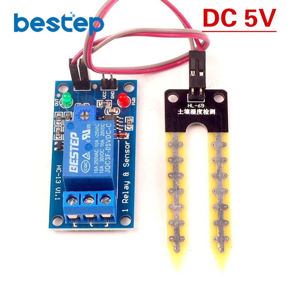 Buy DC 5V soil moisture sensor relay control module