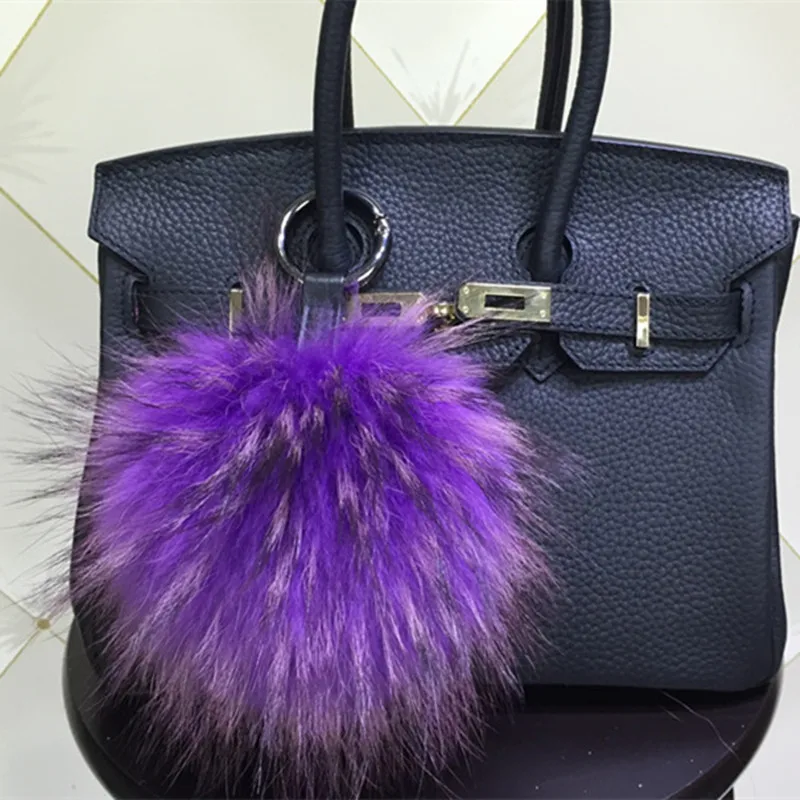 Stylish Women's Handbag Pompom Keychain Pendant Accessory for Elevating Bag Style Unique Purse Decoration Fashionable Charm