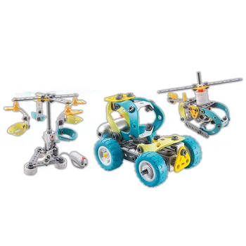 

Children's electric motor building blocks toy assembly set 10 in 1 soft plastic building blocks creative toys