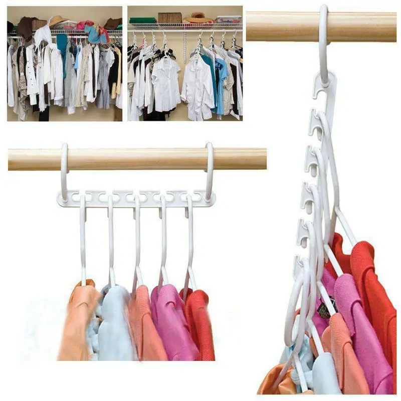 

8PCS Multi Function Space Saving Organizer Magic Clothes Hanger