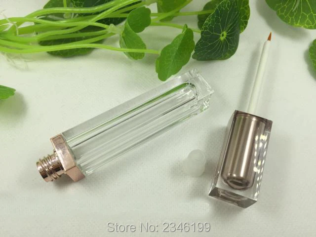 6.5ML40pcs/lot пустой косметический контейнер, DIY ясно жидкая подводка для глаз Tube n золото Кепки, high-end косметический клей ресниц упаковка трубки