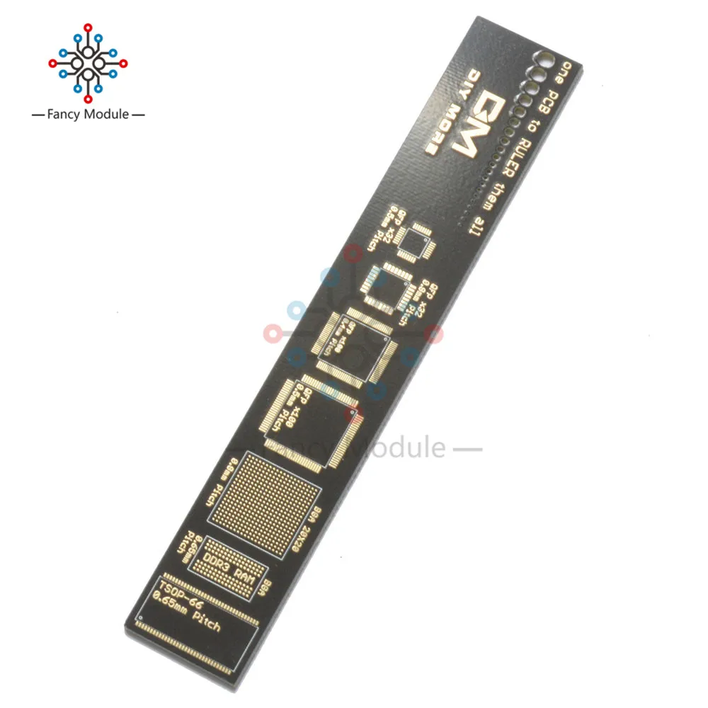 4 каблуке 15 см, 20 см, 25 см PCB линейка, измерительный инструмент Многофункциональный линейка PCB резистор микросхема конденсатора IC SMD для электроники