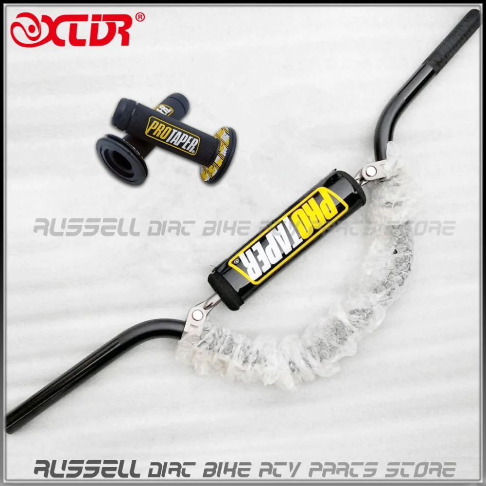 Руль с высокой посадкой 22 мм и ручки руля Pro Taper & PAD для SSR TTR BBR KLX110 SUZUKI DRZ110 Honda XR CRF 50