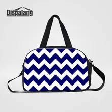 Dispalang Женская дорожная сумка на плечо с принтом в полоску, большая Вместительная дорожная Компактная сумка для поездки, органайзер для одежды, мужские дорожные сумки