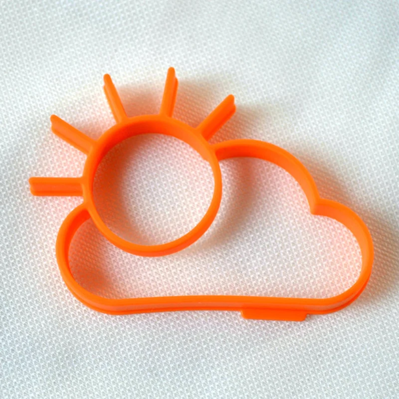 1 шт. для завтрака креативные силиконовые Милые солнце облако форма яиц DIY и