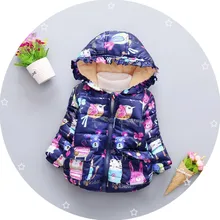 Зимняя детская верхняя одежда для девочек детская одежда для девочек парки с капюшоном детские куртки для девочек теплая хлопчатобумажная парка куртка для детей