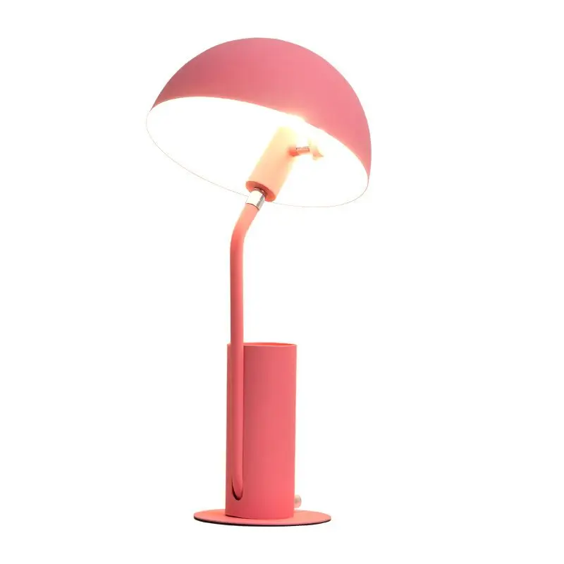 Цветная настольная лампа Abajur Luminaria de Mesa Lampara LED Escritorio ручка контейнер для чтения