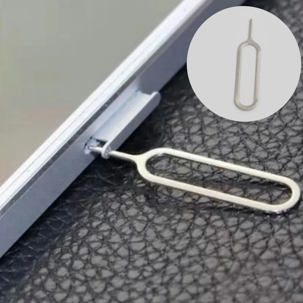 100 шт. извлечение сим-карты Pin ключ спицы для вязания sim-карты лоток держатель извлечения Pin для iphone7 6 5 для Xiaomi3 для