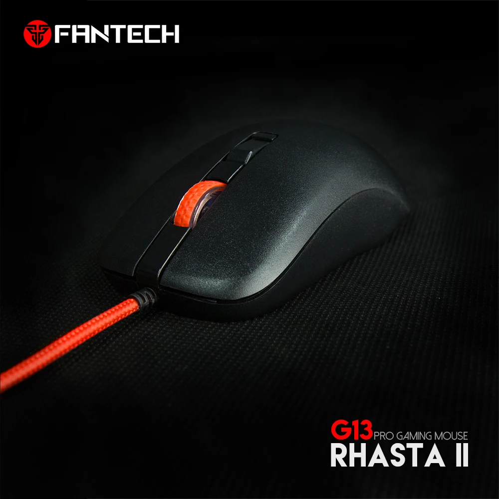 

FANTECH Adjustable 2400 DPI Gaming Mouse RGB Optical Wired Mouse USB Essential Ergonomic Mice For Profession Mouse Gamer