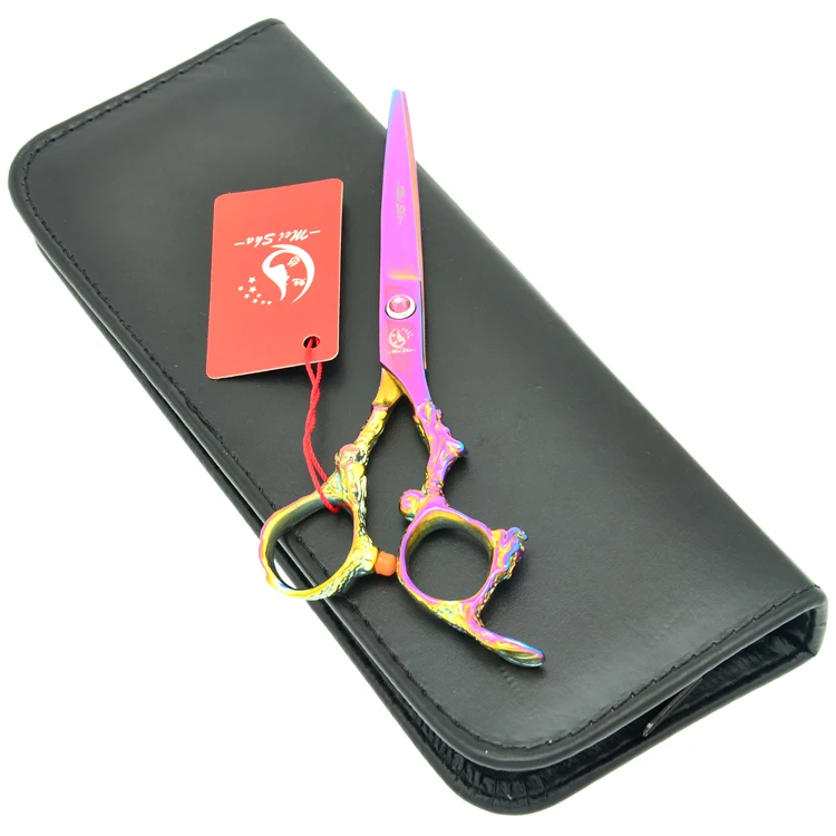 Meisha 6 дюймов Профессиональный Дракон ручка ножницы для волос набор парикмахерская резка филировочные ножницы парикмахерский инструмент HA0325