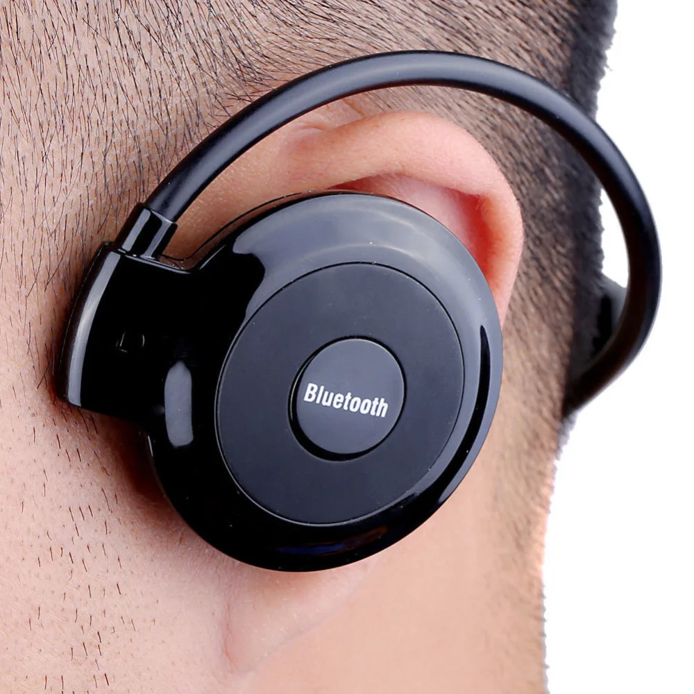 Factory Outlet mini503 Bluetooth Headset New Wireless Sports Stereo Headset Support TF Card mp3