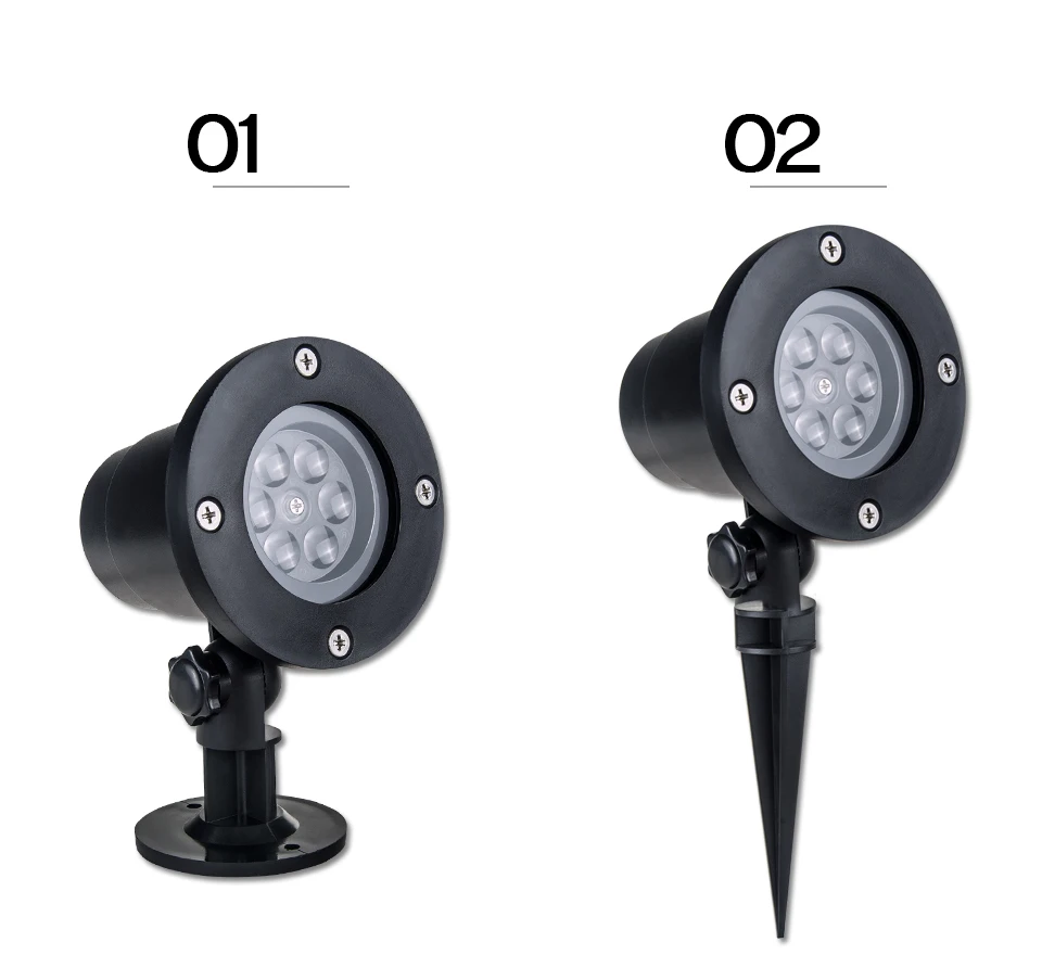 RGB LED Lawn lamps (7)