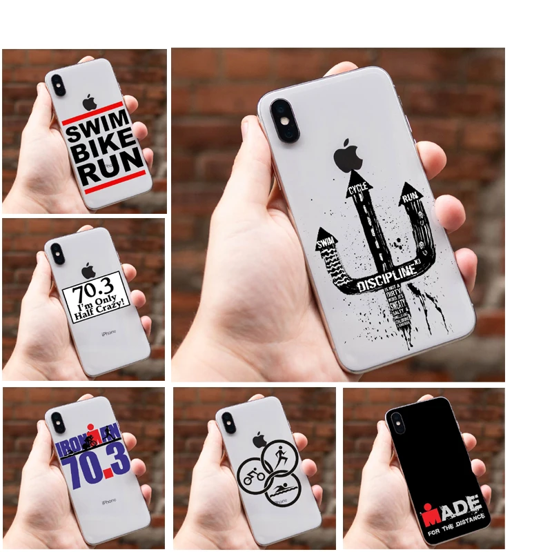 

Ironman Triathlon Logo Silicone TPU Soft phone case For iPhone5s SE 6 6s plus 7 7plus 8 8plus X XS XR XS MAX Case Fundas Coque
