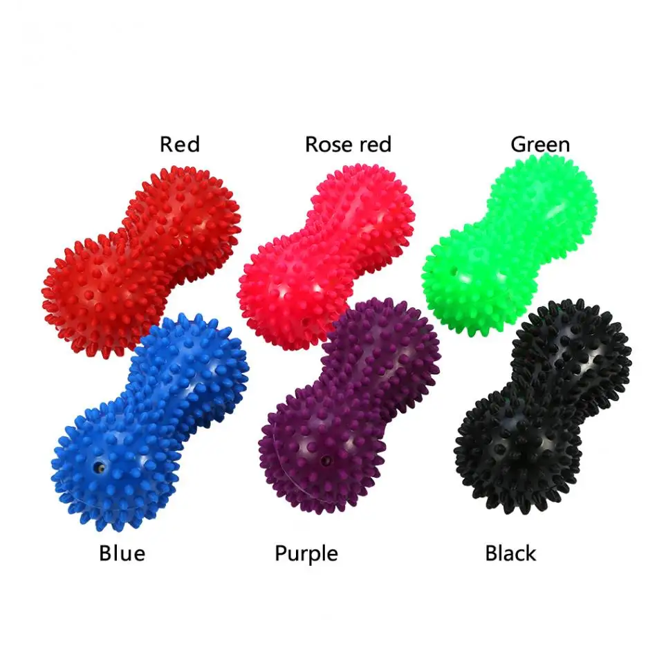 

PVC Massage Balls Fitness Exercise Peanut Ball Back Trigger Point Therapy Pain Muscle Stress Relief Yoga Rollers Body Massager