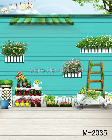 

8*12ft vinyl photography backdrop photo studio photographic backdrops galinha pintadinha fotografia green leaves wall wood floor