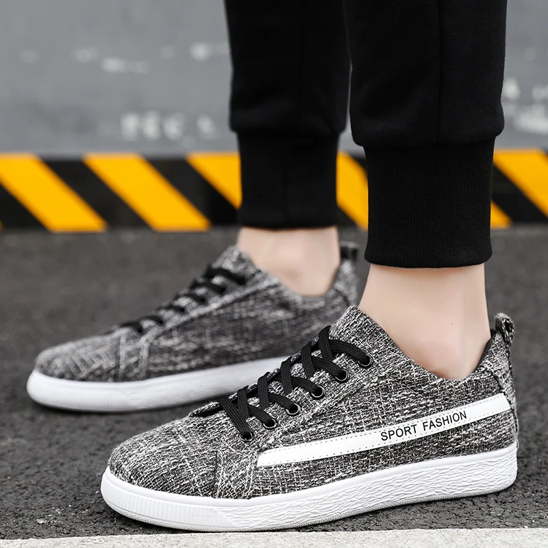 

2019 Hot Sale Fashion Casual Shoes For Men Spring Autumn Male Sneakers Light Lace-up Flat Shoes Comfortable Footwear size 39-44