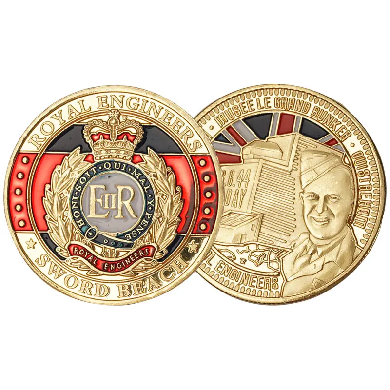 

UK Coins Golden EUR European Union Commemorative Coins Souvenir Coin Painted Lacquer Euro Coin