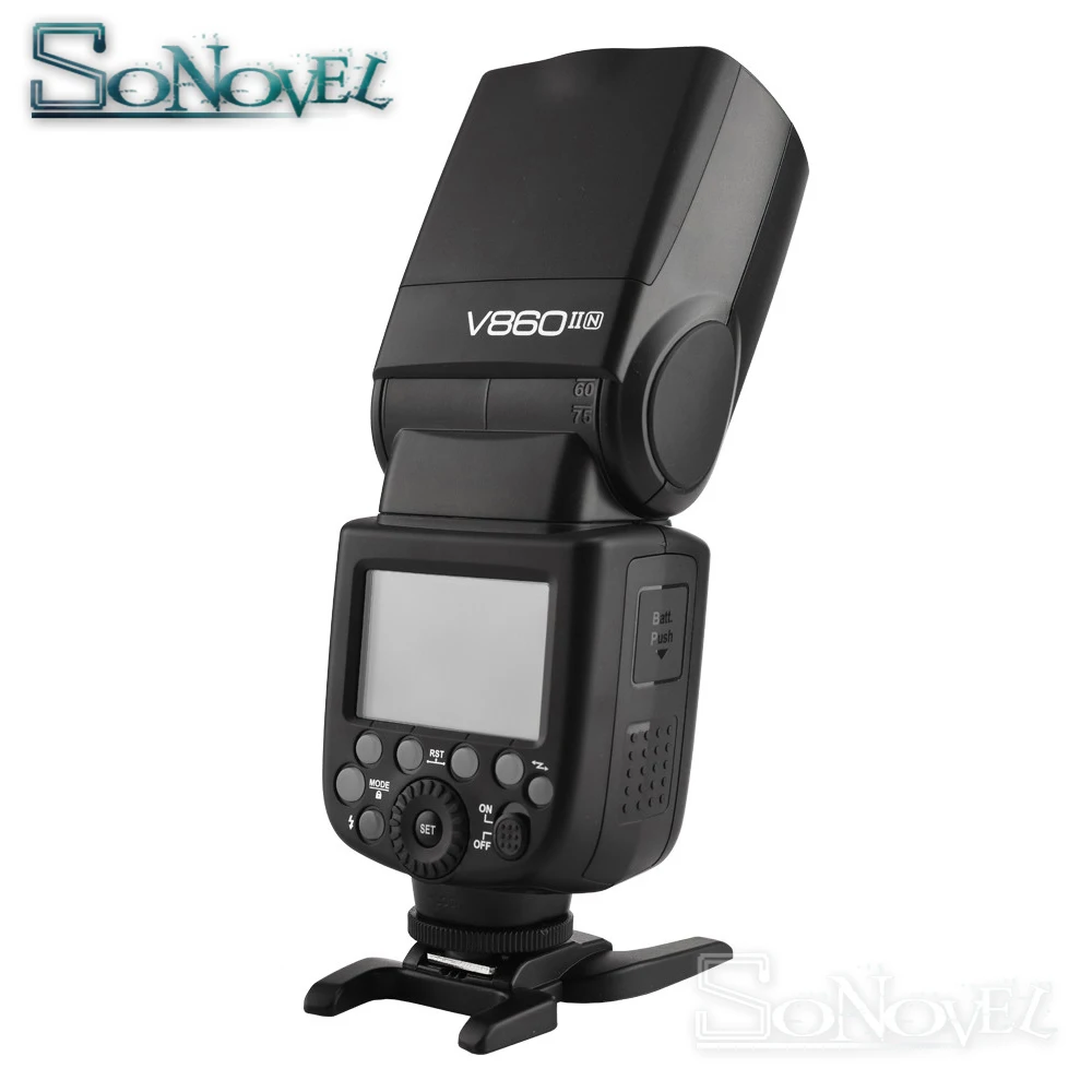 Godox-V860II-N-V860N-II-I-TTL-HSS-2-4G-Build-In-Ricetrasmettitore-Batteria-Li-Ion