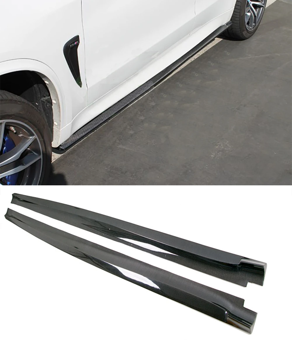 

Carbon fiber Side skirts 2Pcs Fit For BMW F15 X5 M-Sport F85 X5M