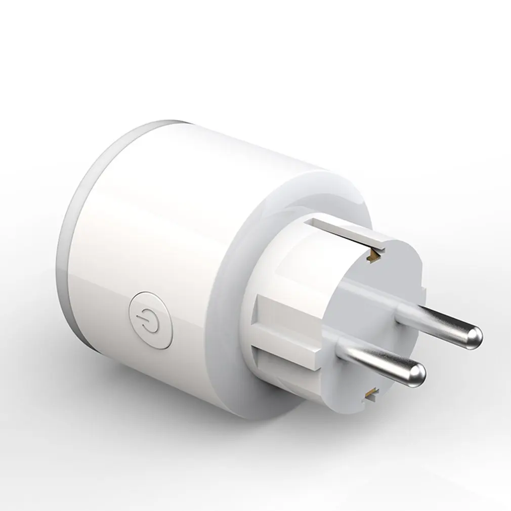 

Smart plug Wifi Socket with switch Phone APP Voice Remote Control Home Automation Timer Switch Wall Plug with RGB LED Light