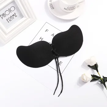 

New Sexy Strapless Backless Bra Super Push Up Invisible Non Slip Plus Size Self Adhesive Bra Silicone Bh