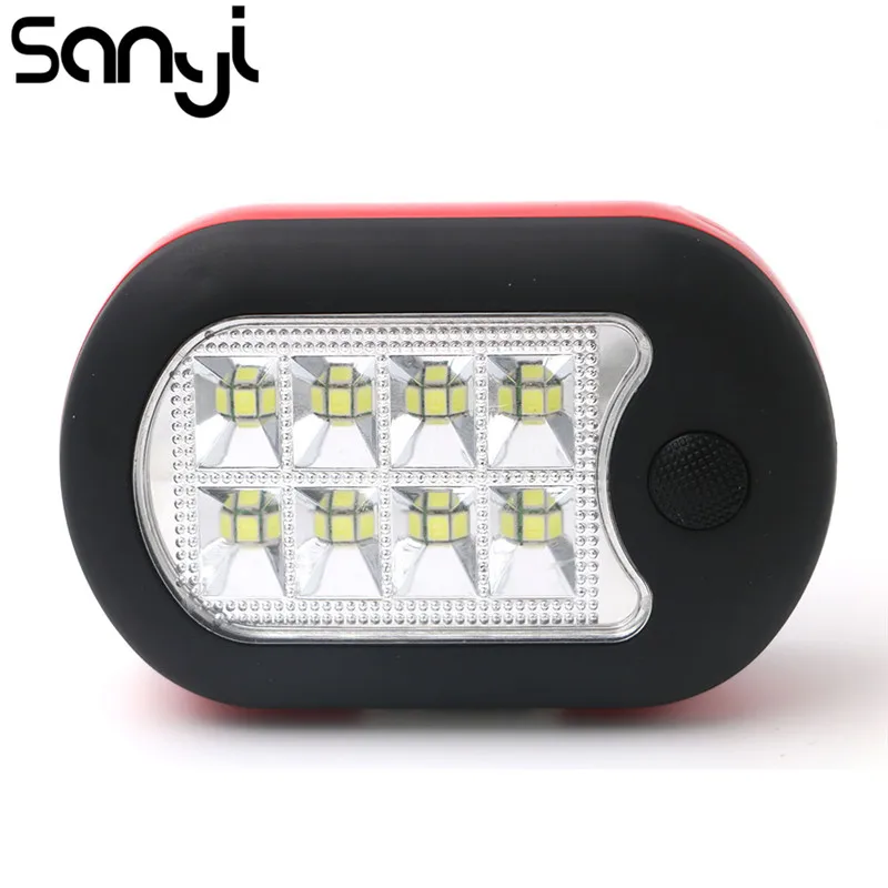 

Portable Mini 24+3LED 2 Modes Flashlight Pocket Torch Lantern Work Inspection Light With Magnet Hook For Emergency Car Repairing