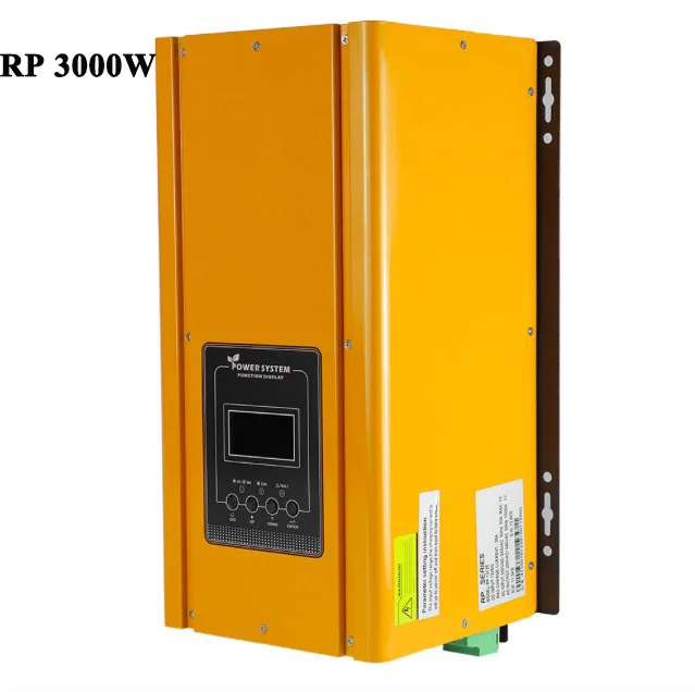 

RP 3000W 12V/24V/48Vdc off grid DC to AC power pure sine wave inverter with battery charger UPS 3KW Low Frequency power inverter