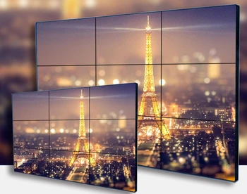 شراءشاشة Lcd لعرض الفيديو 55 بوصة 3 × 3 خلفية Led عالية الوضوح بالكامل شاشة Lcd لعرض الفيديو من مورد صيني شاشة Lcd لعرض الفيديو