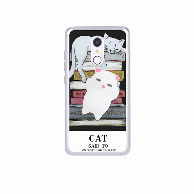 Squishy Soft Cat Phone Case For Redmi Note 4 x Special Edition Case