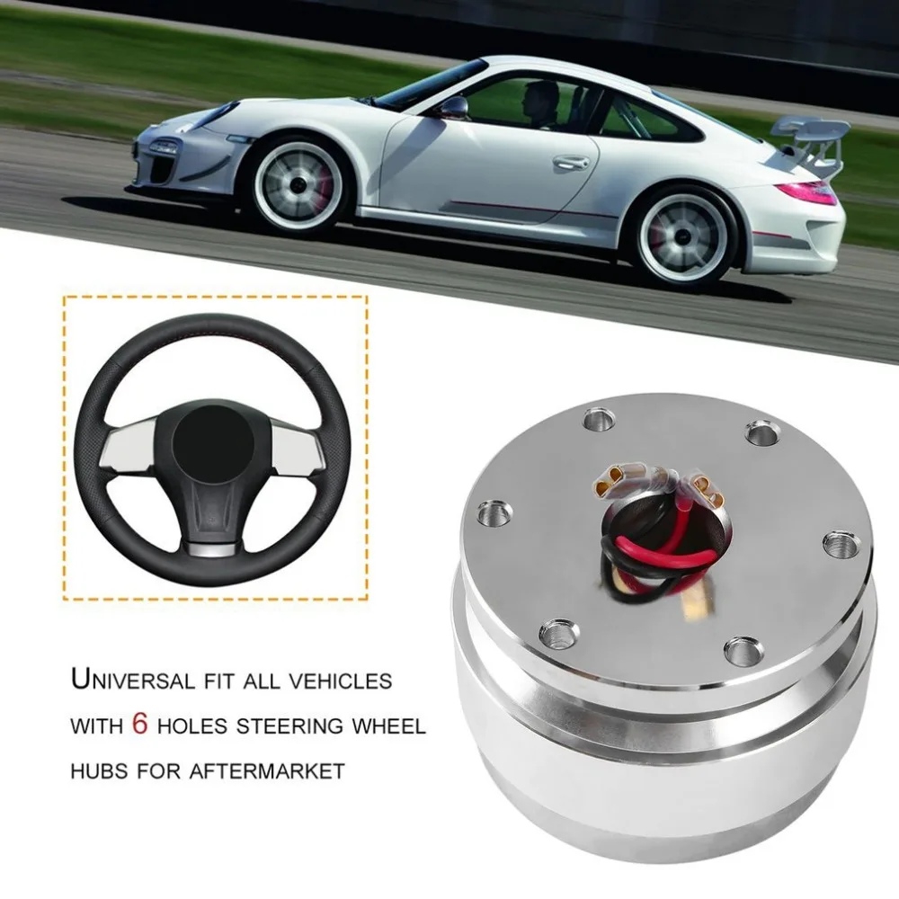Universal Quick Release Hub Kit 6 Hole Racing Steer Wheel 6 Bolt Ball