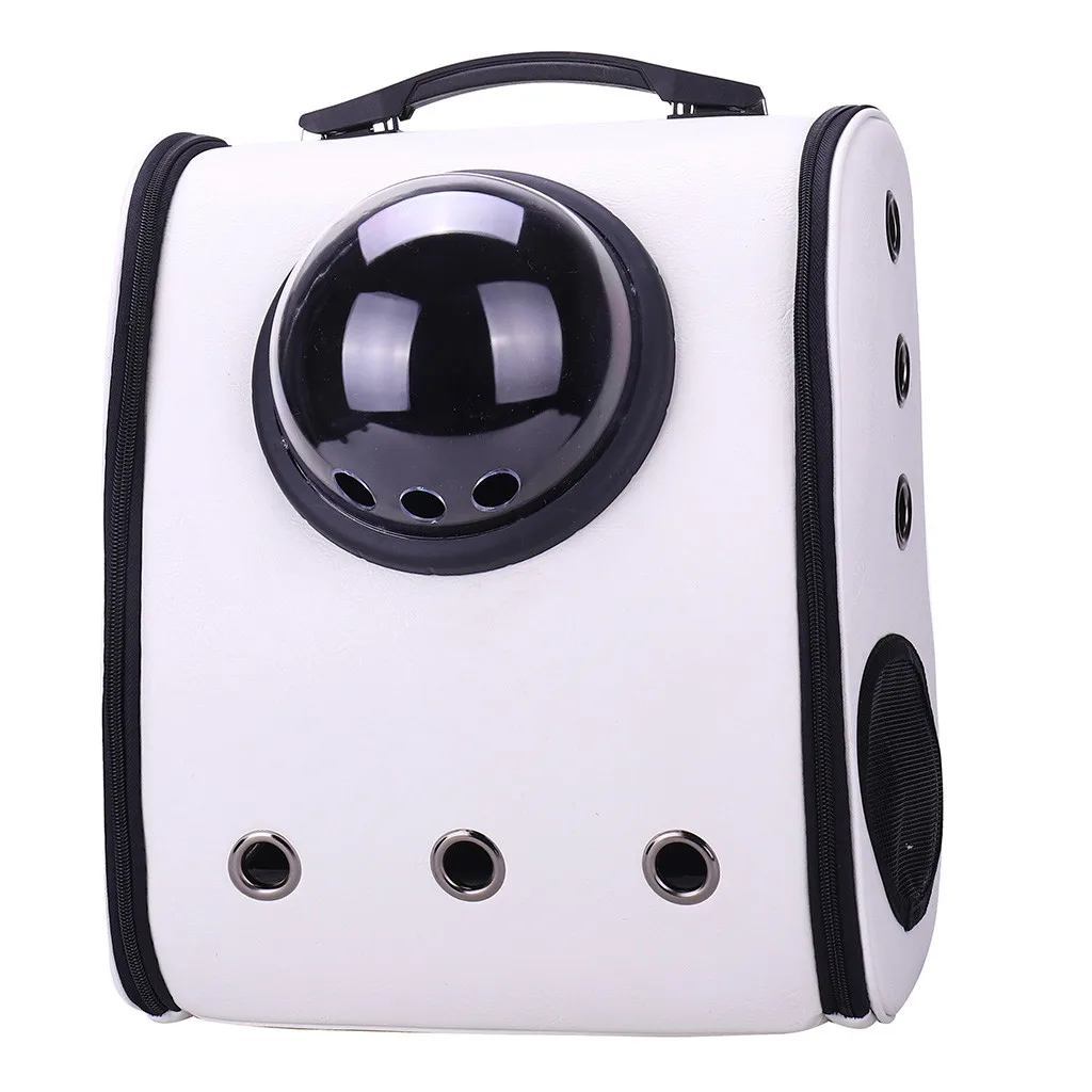 

Men And Women Backpack PU Unisex Backpacks Cat Dog Space Bag Portable Breathable Shoulder Pet Backpack Outdoor Travel Bags