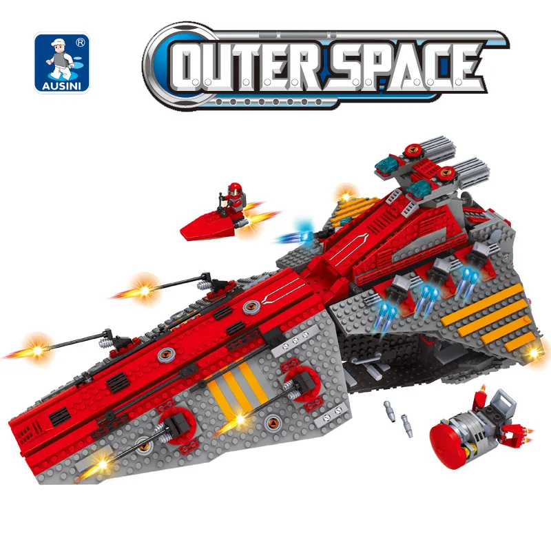 Un modèle Compatible avec les modèles de la série Space Kits de construction bloque les jouets loisirs pour garçons filles