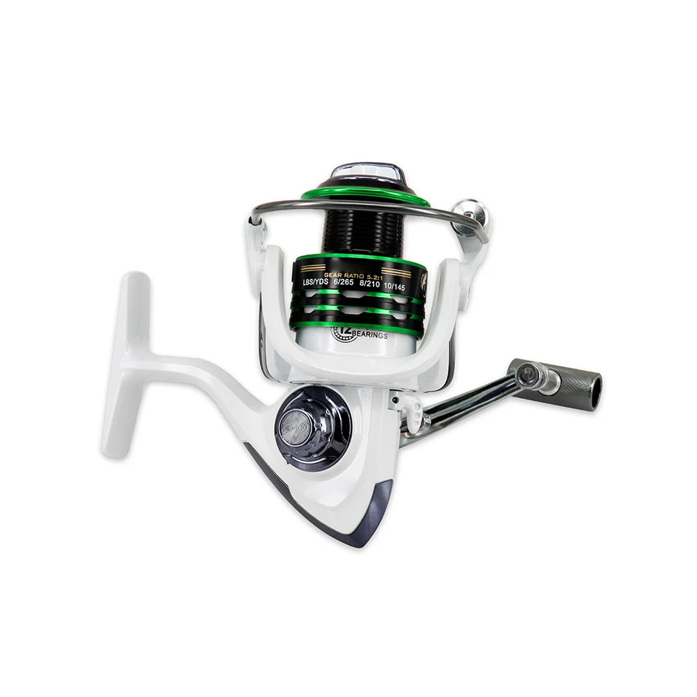 

Spinning Reel Boat Rock Fishing Wheel Spinning Fishing Reel 12BB + 1 Bearing Balls 500-9000 Series Metal Coil